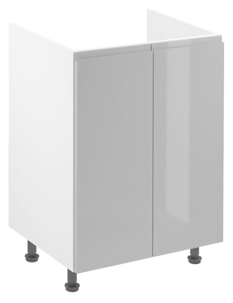 Kuchynská skrinka ASPEN II D60Z - biela/sivá