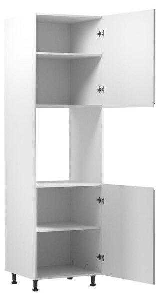 Kuchynská skrinka ASPEN II D60P-P/L -biela/sivá Otváranie vpravo