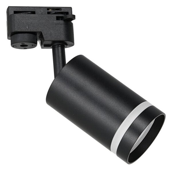 Bodové svietidlo do lištového systému PIPE 1xGU10/25W/230V čierna