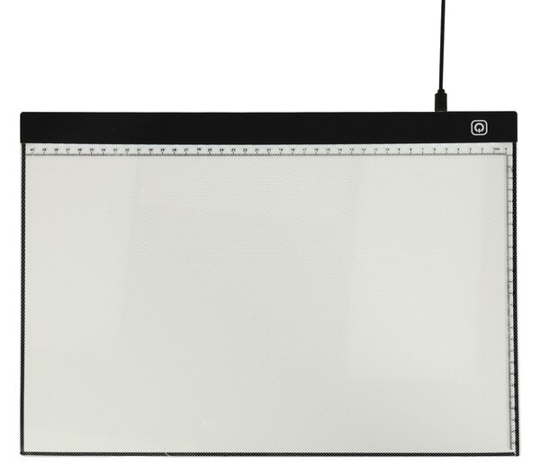 KIK LED kreslicí a rýsovací podsvícená tabule A3, 3 režimy, USB napájení