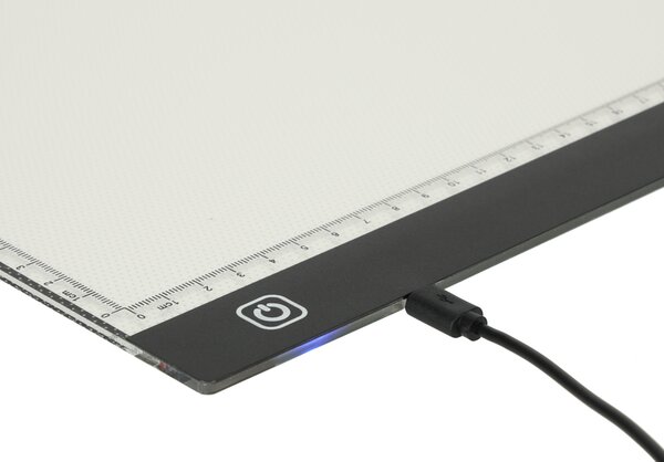 KIK LED kreslicí a rýsovací podsvícená tabule A3, 3 režimy, USB napájení