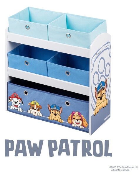 Detský organizér na hračky 63.5x29.5x67 cm Paw Patrol – Roba