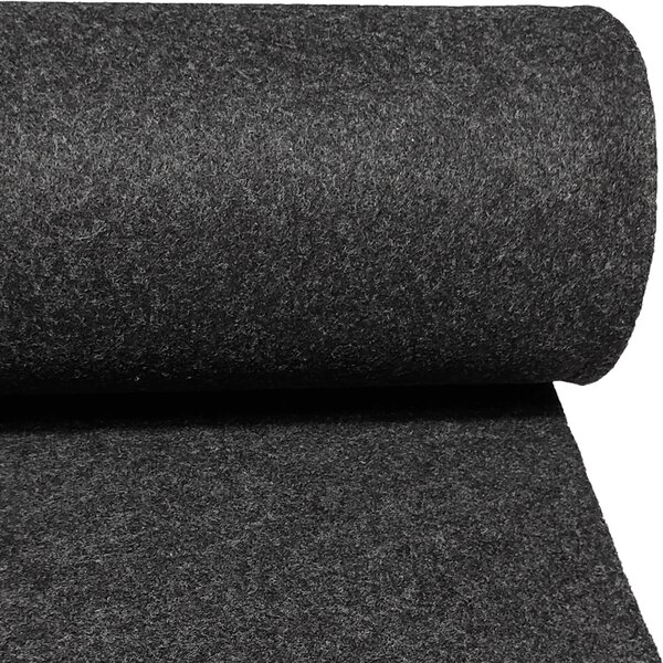 Technický filc 4 mm, farba tmavo-šedá, metráž 100 cm