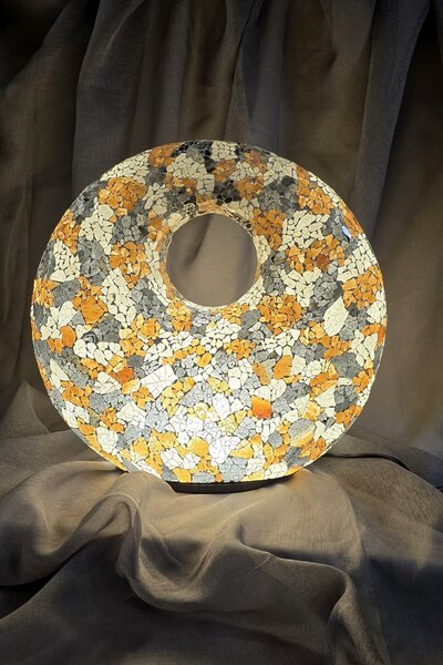 Stolná lampa DONAT,43 cm, ručná práca