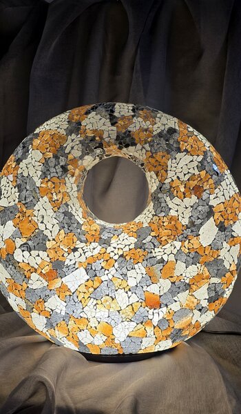 Stolná lampa DONAT,43 cm, ručná práca