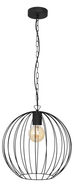 Luster na reťazi MERCURE 1xE27/15W/230V čierna