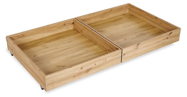 Šuplík pod detskú posteľ 80x160 ALABANA - dub