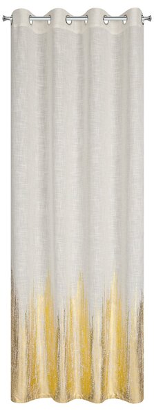 ZÁVES NA KRÚŽKOCH IMANI 135X250 CM VZOROVANÁ