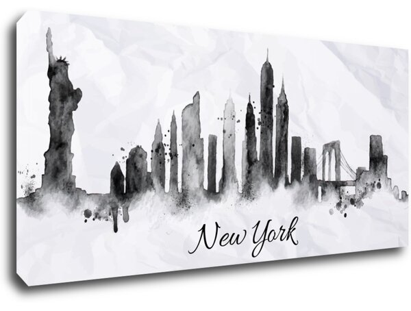 Impresi Obraz New York panorama - 90 x 40 cm