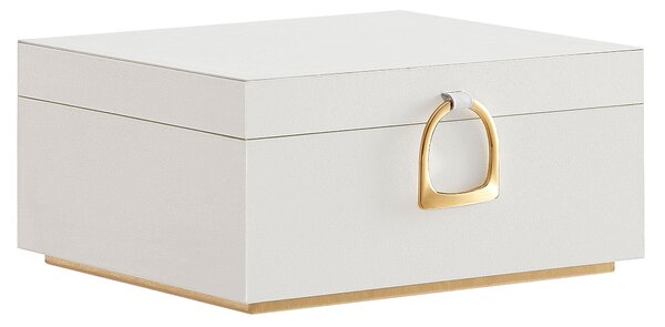 Šperkovnica Emily, 20,5x24x11 cm, biela