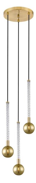 Zuma Line P0583-03B-2GHF - Luster na lanku MIDA 3xG9/6W/230V mosadz