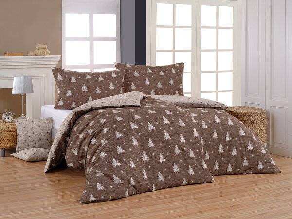 Obliečky Yule Flanel premium 1x 140/200, 1x 70/90