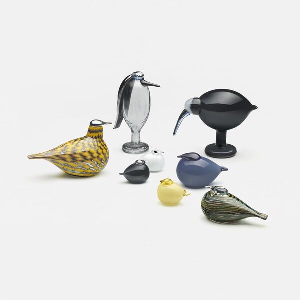 Iittala Vtáčik Toikka Kuulas, modrý rain