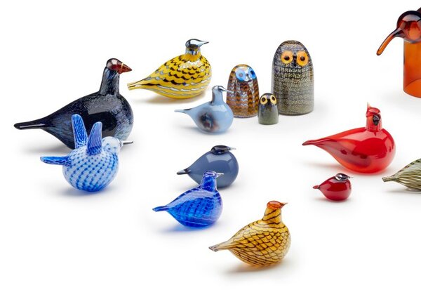 Iittala Vtáčik Toikka Kuulas, modrý rain