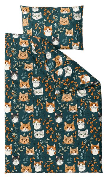 Polybavlnené obliečky CATTAMI POLY tmavozelené Rozmer obliečky: 70 x 90 cm | 140 x 220 cm