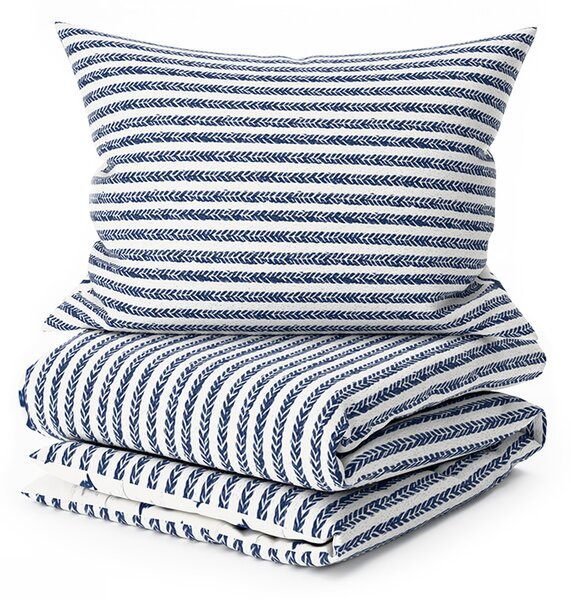 Polybavlnené obliečky NAVYSTA POLY modro-biele Rozmer obliečky: 70 x 90 cm | 140 x 220 cm