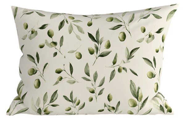 Polybavlnená obliečka na vankúš OLIVE POLY 50x70 cm, zelená