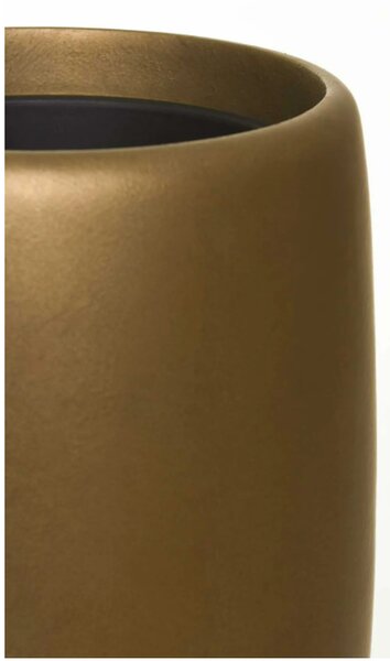 Luxusný kvetináč XELA, sklolaminát, horný priemer 34 cm x výška 92 cm, zlatá