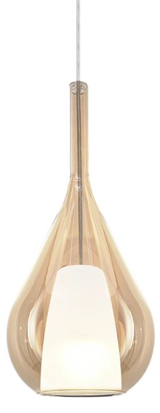 Závesné svietidlo 3x E27 jantárová IP20 Ideal Lux KALIQUE 360058