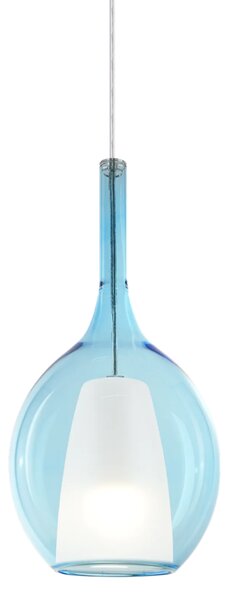 Závesné svietidlo 2x E27 modrá IP20 Ideal Lux KALIQUE 360041