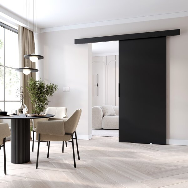 Posuvné dvere do interiéru BARRET 11 - 86 cm, čierne