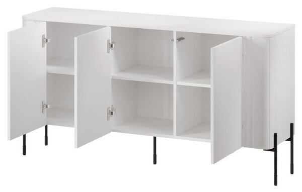 Komoda s dvierkami CALERA - biela