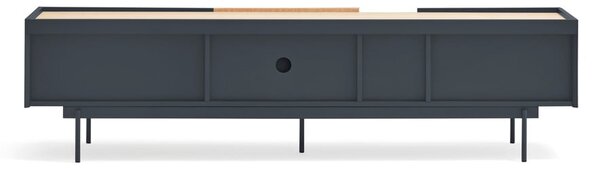 TV stolík v dekore duba v antracitovo-prírodnej farbe 180x45 cm Otto – Teulat