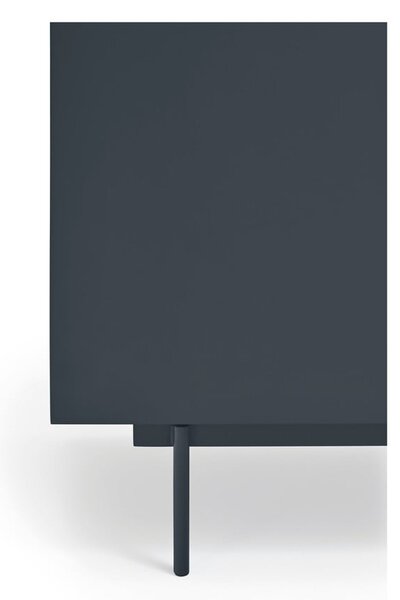 Vysoká komoda v dekore duba v antracitovo-prírodnej farbe 100x120 cm Otto – Teulat