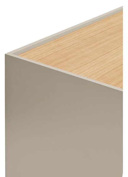 TV stolík v dekore duba v béžovo-prírodnej farbe 180x45 cm Otto – Teulat