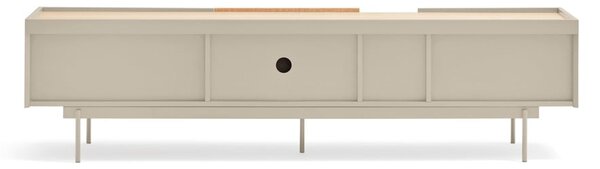 TV stolík v dekore duba v béžovo-prírodnej farbe 180x45 cm Otto – Teulat