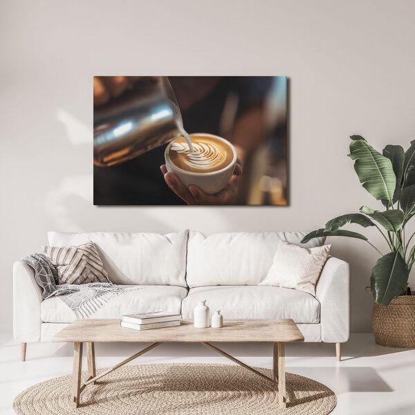 Obraz latte art v šálke