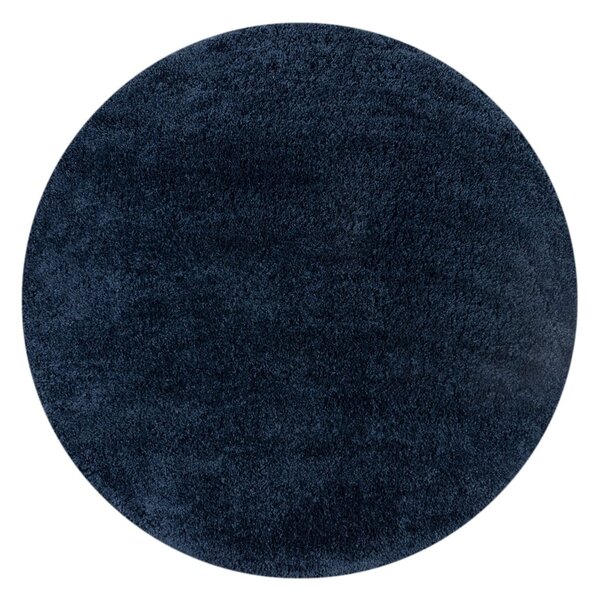 Tmavomodrý okrúhly koberec ø 133 cm – Flair Rugs