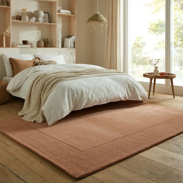 Vlnený koberec v tehlovej farbe 120x170 cm - Flair Rugs