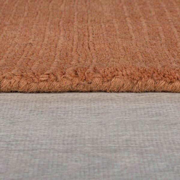 Vlnený koberec v tehlovej farbe 120x170 cm - Flair Rugs