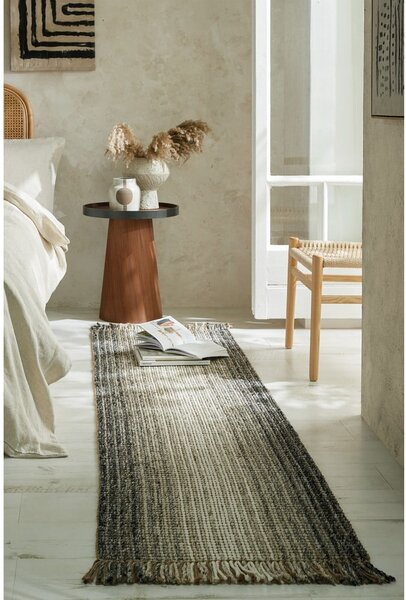 Sivý behúň 60x230 cm – Flair Rugs