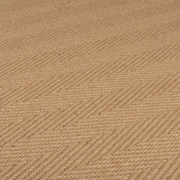 Jutový behúň v prírodnej farbe 60x800 cm Kira – Flair Rugs