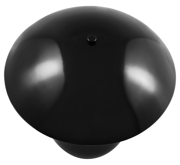 Stolná lampa čierna železná kovový podstavec 30 cm moderný dizajn bytové doplnky obývacia izba