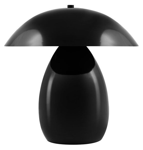 Stolná lampa čierna železná kovový podstavec 30 cm moderný dizajn bytové doplnky obývacia izba
