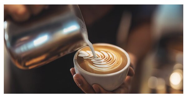 Obraz majstrovstvo v latte art