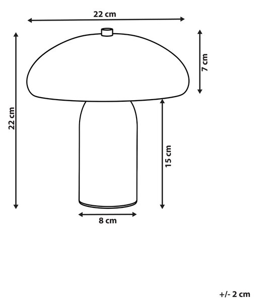 Stolná lampa tmavozelená železná kovový podstavec 22 cm moderný dizajn bytové doplnky obývacia izba