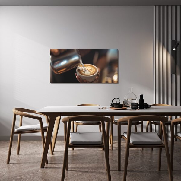 Obraz majstrovstvo v latte art