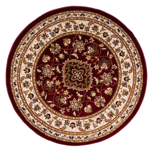 Červený okrúhly koberec 133x133 cm Sherbone - Flair Rugs