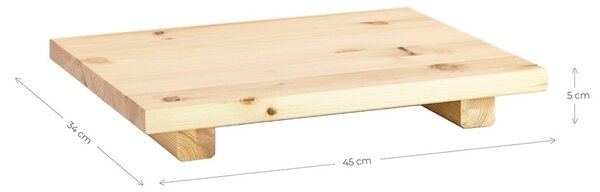 Nočné stolíky v súprave 2 ks v prírodnej farbe Dock – Karup Design