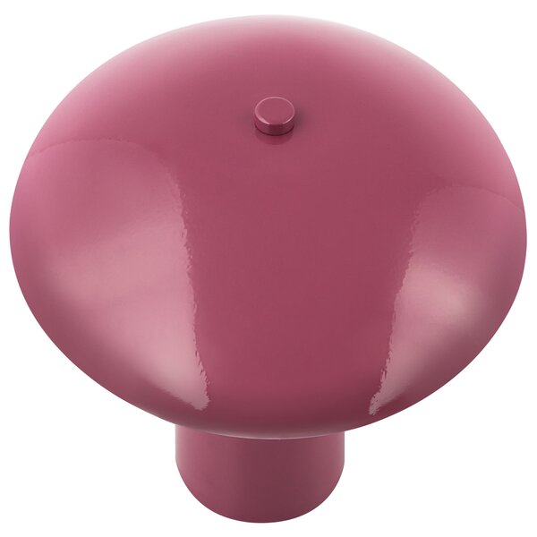 Stolná lampa bordová železná kovový podstavec 22 cm moderný dizajn bytové doplnky obývacia izba