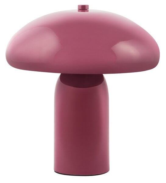 Stolná lampa bordová železná kovový podstavec 22 cm moderný dizajn bytové doplnky obývacia izba
