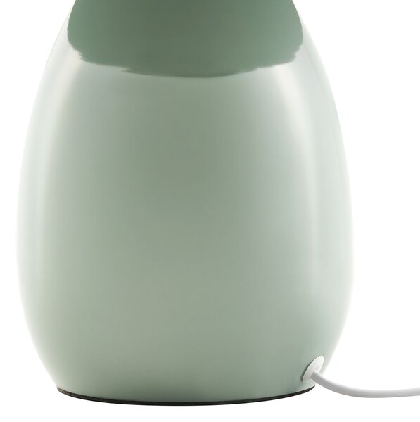 Stolná lampa svetlozelená železná kovový podstavec 30 cm moderný dizajn bytové doplnky obývacia izba