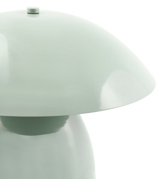 Stolná lampa svetlozelená železná kovový podstavec 30 cm moderný dizajn bytové doplnky obývacia izba