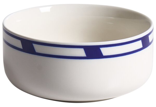 24-dielna súprava porcelánového jedálenského riadu biela s modrým okrajom glazúrovaná ručne vyrobená sada riadu jedáleň kuchyňa