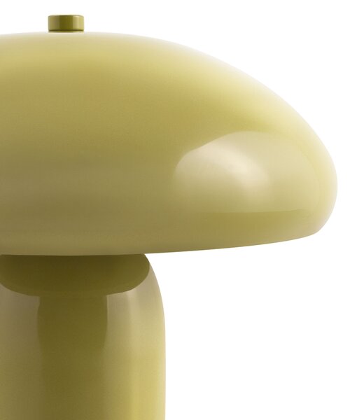 Stolná lampa svetlozelená železná kovový podstavec 22 cm moderný dizajn bytové doplnky obývacia izba
