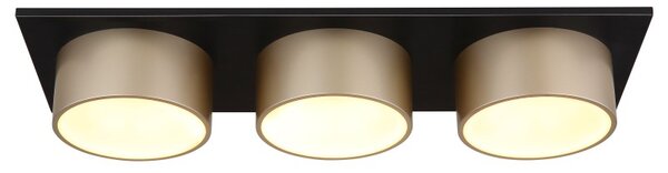 GLOBO 56964-3 RAYMOND stropné svietidlo LED 24W 3000/1000lm 3000K čierna, champagne